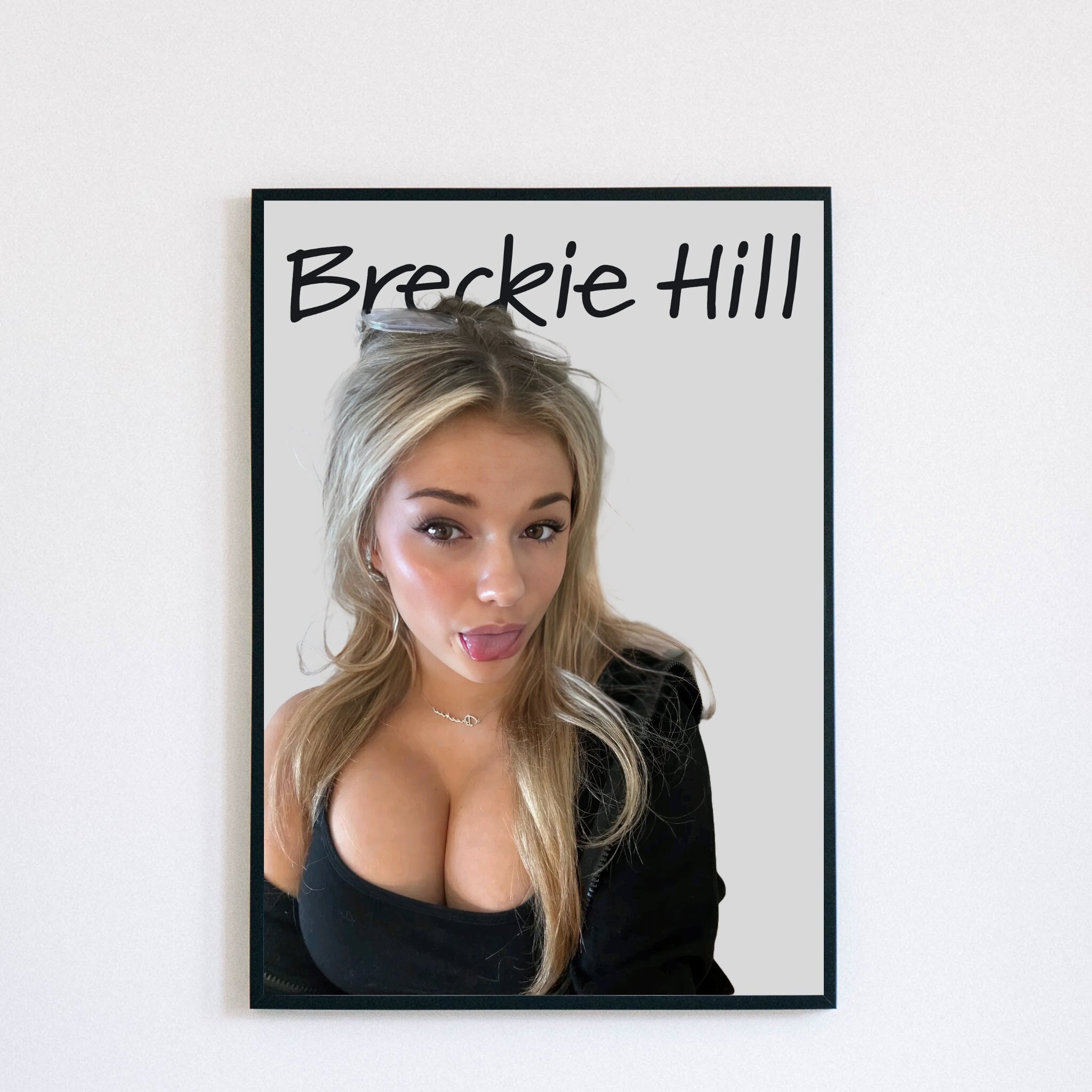 Breckie Hill Poster Perfect Decoration for Fans Seductive Breckie Hill Wild  Mural Sexy Instagram Star Poster - Etsy