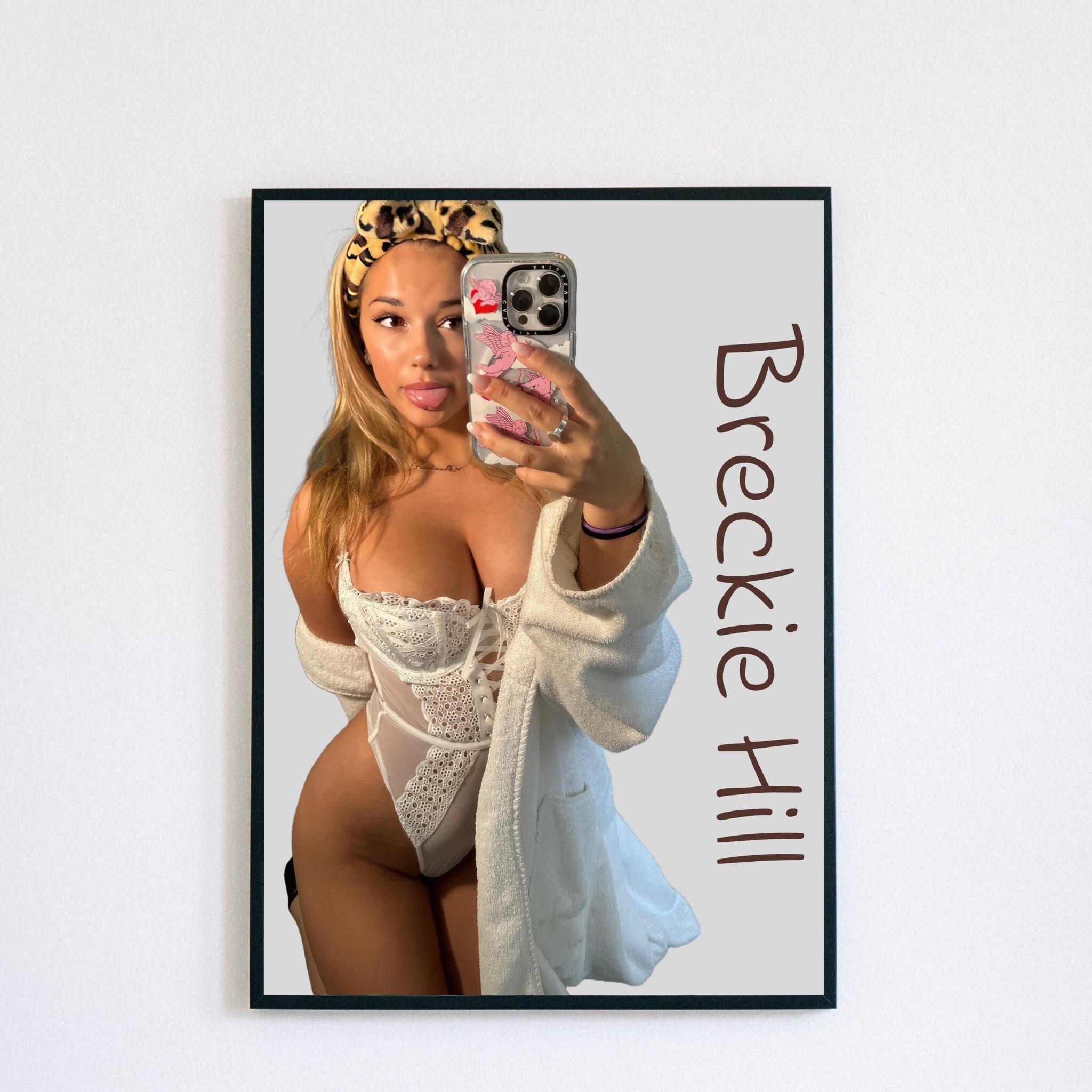 Breckie Hill Poster Perfect Decoration for Fans Seductive Breckie Hill Wild  Mural Sexy Instagram Star Poster - Etsy UK
