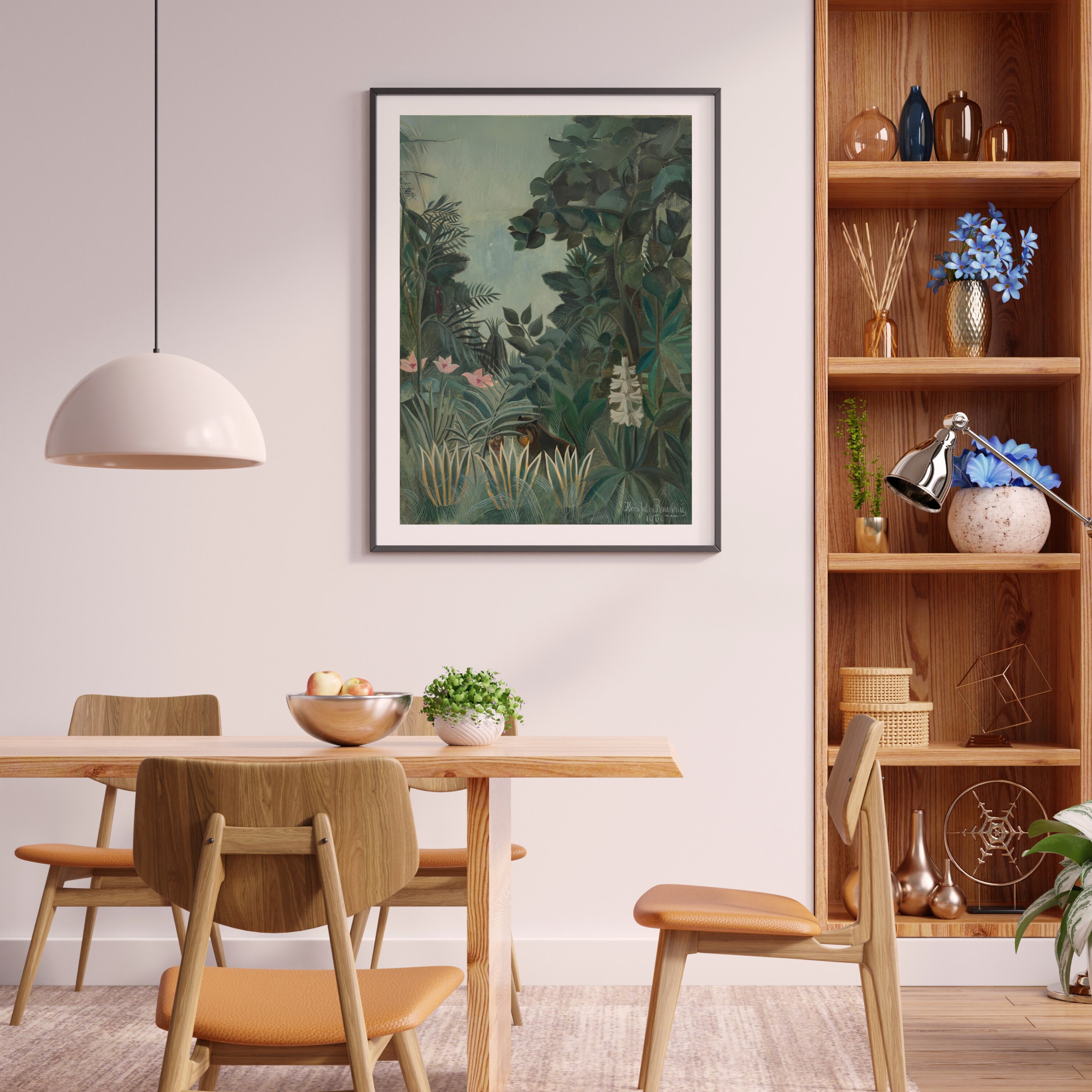 Printable Art, Henri Rousseau, the Equatorial Jungle, Art, Poster ...