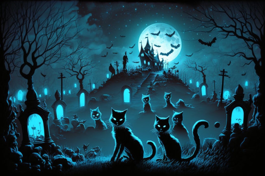 Wall Art Animal Eyes Cat Eyes Halloween Cat Face Cute Cat Etsy