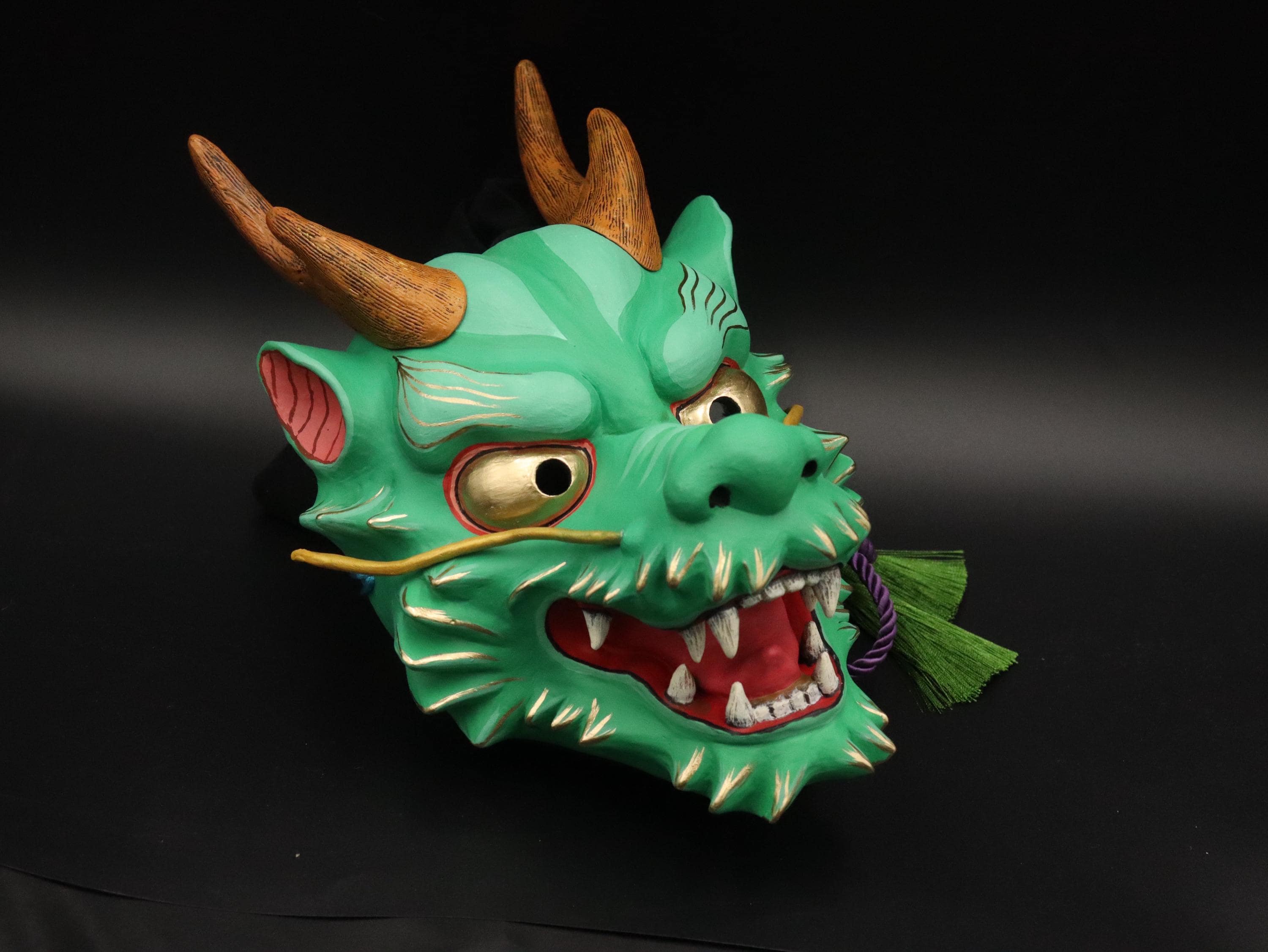 Japanese Dragon Mask Ryū 龍 - Etsy