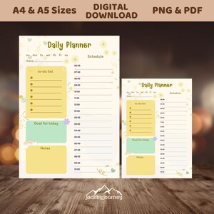 24 Hour Planner,24 Hour Daily Planner Printable,daily Planner Printable ...