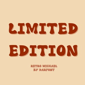 Retro Font, cool retro font, cute retro font, groovy font, logo font, display font