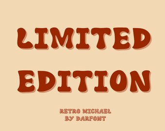 Retro Font, cool retro font, cute retro font, groovy font, logo font, display font