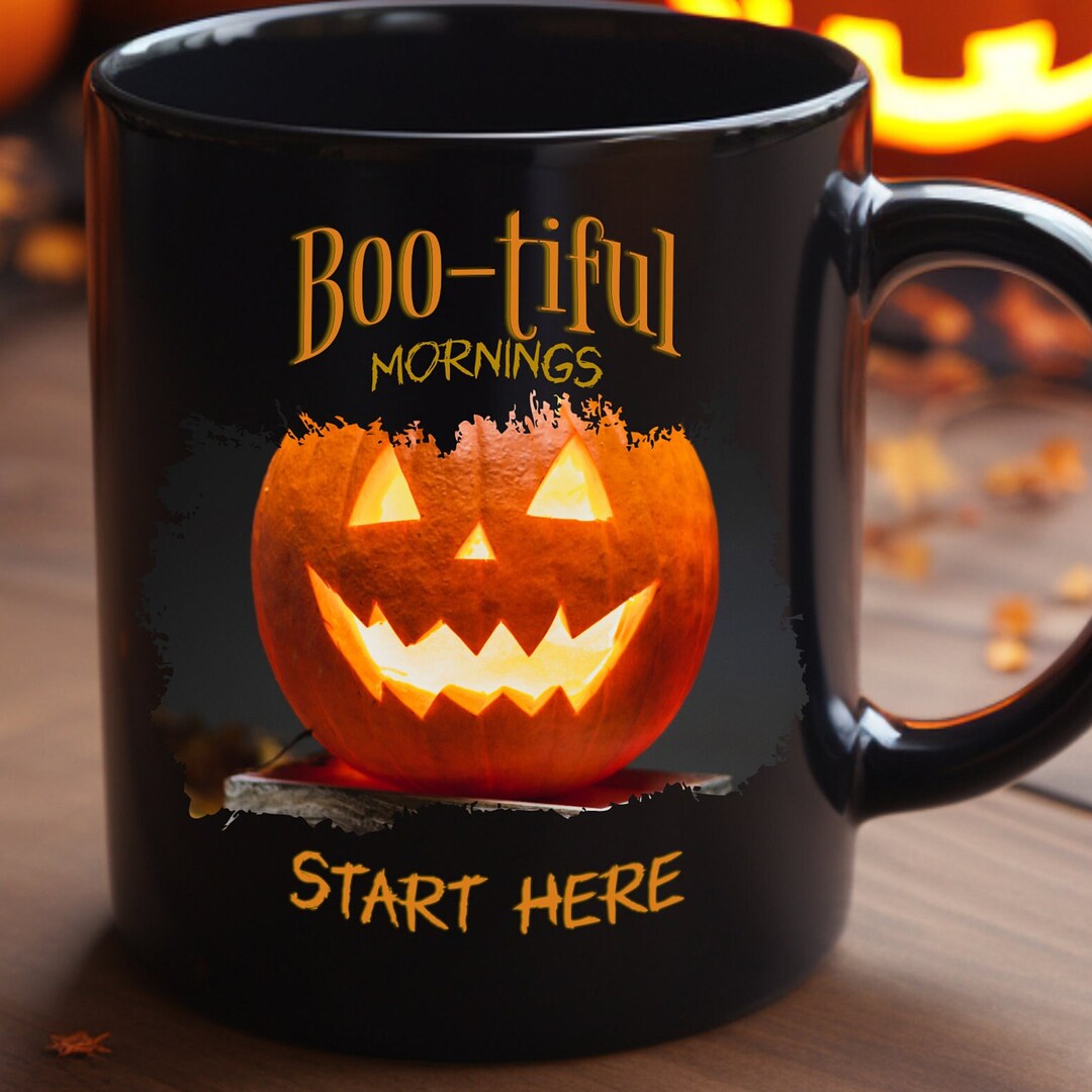 Jack O Lantern Coffee Cup for Halloween Pumpkin Mug for Etsy