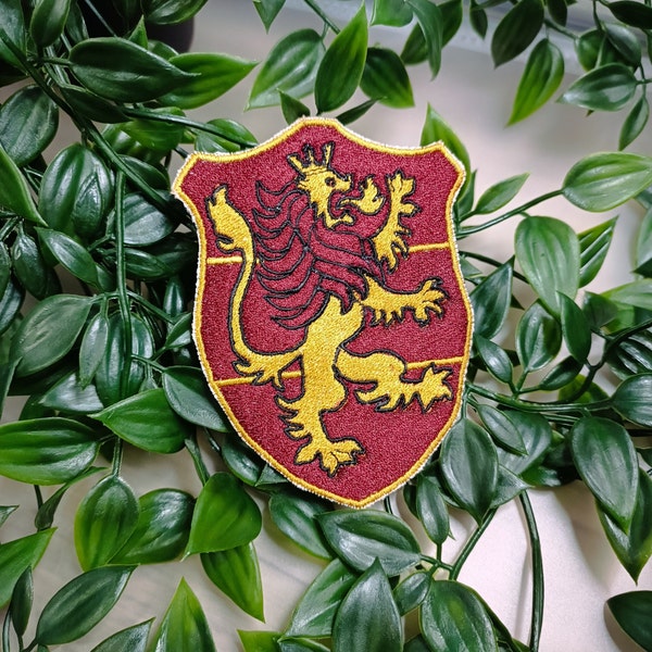 Magic Knights Embroidery Patch - Black Clover inspired cosplay patch, Crimson Lion, Green Mantis, Coral Peacock