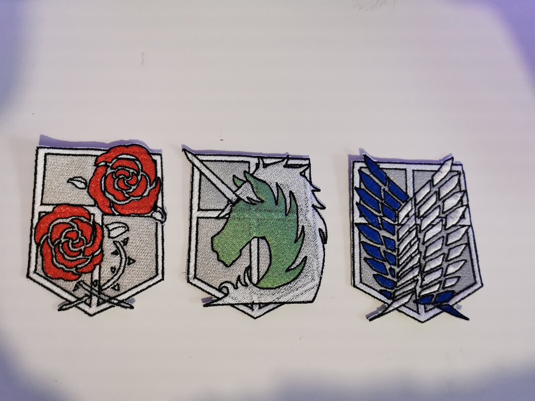 Embroidery Design Collection Attack on Titan - Etsy