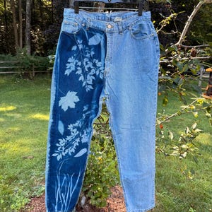 Cyanotype Botanical Pants