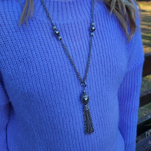 Collar de borlas vintage