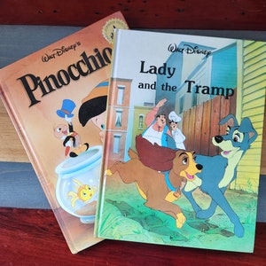 Vintage Walt Disney Children&#39;s Book set of 2