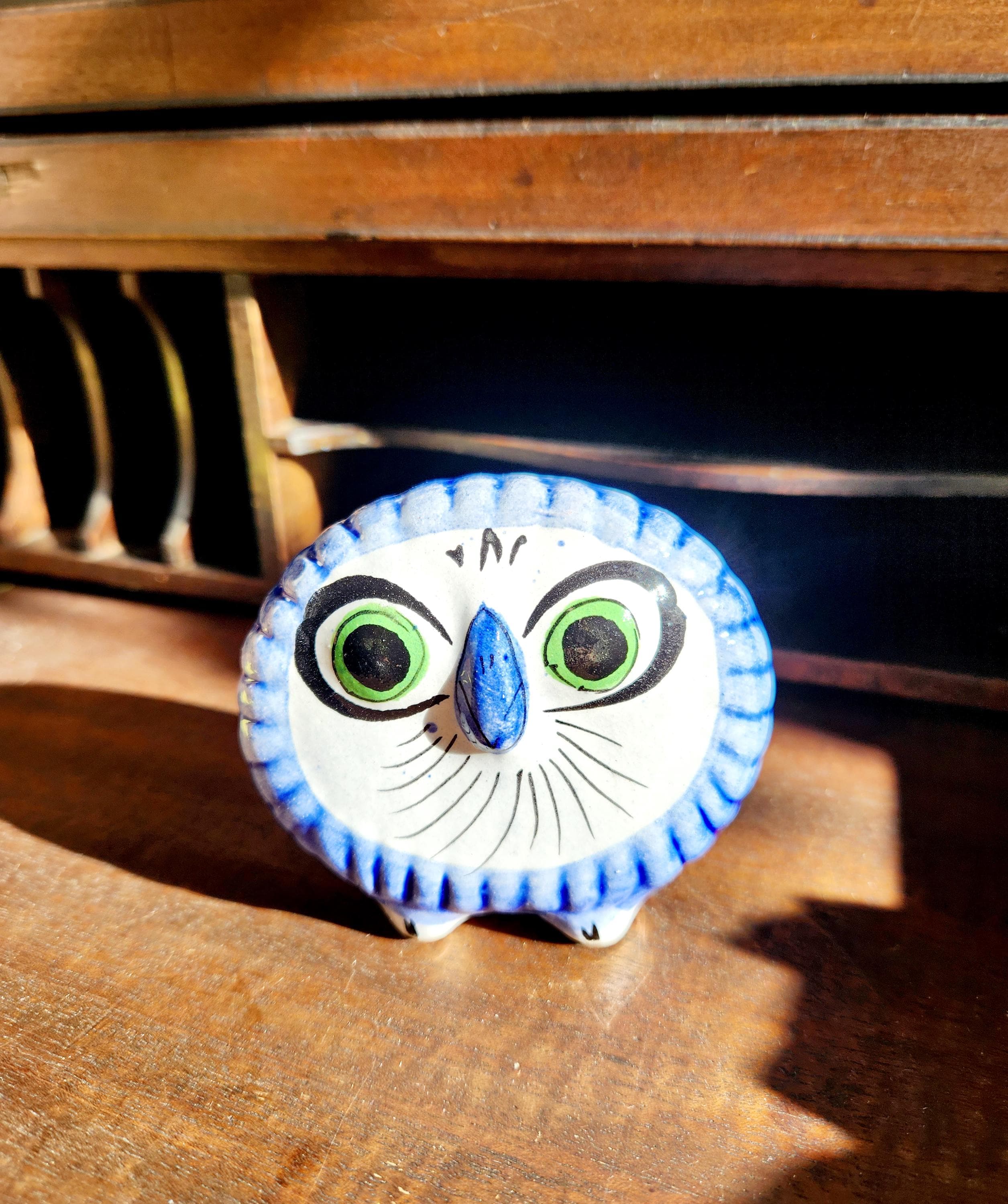 Vintage Tonala OWL- Handmade Mexican Folk Art