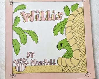 Libro infantil de bolsillo antiguo de Willis / Historia retro de James Marshall (años 70/80)