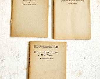 1920&#39;s Little Blue Books