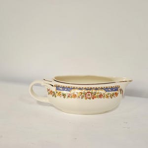vintage Taylor Smith Saucière Taylor - Vaisselle de service florale en porcelaine, fabriquée aux États-Unis