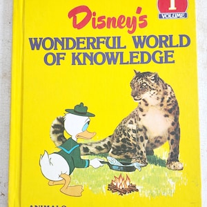 Disney&#39;s Wonderful World Of Knowledge vol 1 Animals 1982