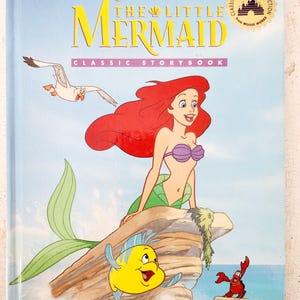 Vintage Walt Disney De kleine zeemeermin klassiek verhalenboek 1997