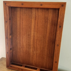 Dansk Teak Wood Tray with Gallery Rails, Designed by Jens Quistgaard 1960s - 1970s Danish Modern Style
