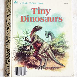 Pequeños dinosaurios, un pequeño libro de oro 1988