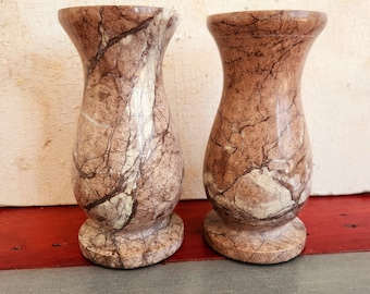 Marble Vase set of 2