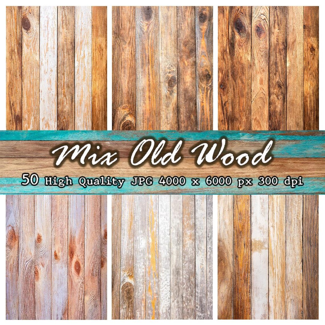 50 Rustic Wood Texture Digital Papers (digital Download) - Etsy