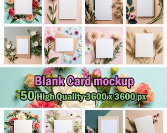 50 plantillas de tarjetas de Navidad, agradecimiento y felicitación (descarga digital)