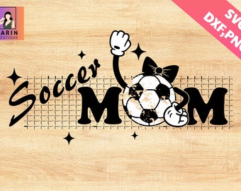 Soccer Mom Svg, Soccer Mama Svg, Soccer Mom Life Svg, File Svg di calcio, Disegni mamma calcio, Amante del calcio, Calcio alla moda, Baseball Soccer Png, Cricut