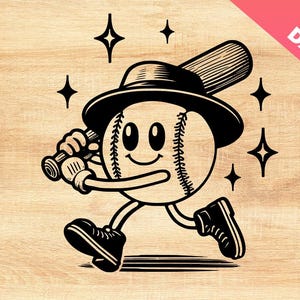 Baseball Vintage SVG, Baseball Mom PNG, Baseball Ball Clipart, Baseballschläger svg, Mädchen Softball svg, Softball Swing, Baseballspiel für Silhouette