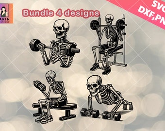 Funny Workout Weightlifter Skeleton Bundle Svg png,Gym Svg,Fitness Svg,Exercise Svg,Motivational Svg,Gym Quotes,Fit Mama,Hustle,Skull,Cricut