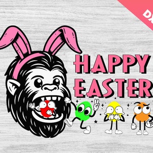 Fröhliche Ostern svg, Bigfoot svg, Lustige Ostern svg, Eiersuche svg, Kinder-Ostern-svg, Jungen, Mädchen, populäre svg, lustige Ostern, lustige Bigüße svg, Cricut