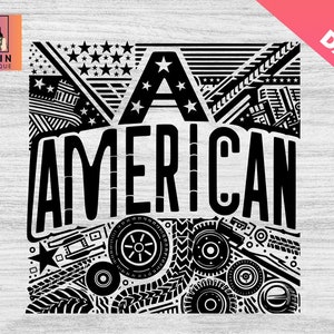 American Off Road Tire SVG, 4th of July svg, America svg,Patriotic svg,Fourth of July,4th of July,July 4th,driver shirt vector design,Cricut