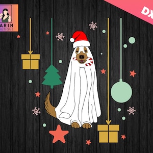 Ghost Dog SVG,Christmas Spooky Dog svg,Ghost svg,Nightmare Dog,Sublimation png files,Christmas svg,Funny Fall svg,Ghost Shirt,Сute ghost dog