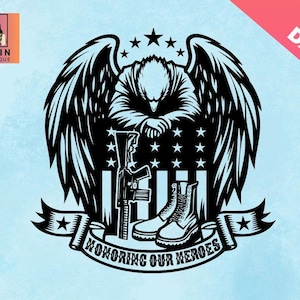 Ehren von unseren Helden svg, Erinnern Sie sich an ihre Sacrifice, Gedenktag svg, Militär svg, amerikanische Flagge svg, Vaterländisches Design, Ehren und erinnern, Cricut