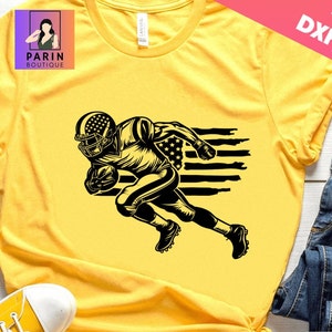 Jogador de futebol americano svg, jogador de futebol personalizado, futebol svg, temporada de futebol svg, mãe do futebol, nome do futebol, silhueta de futebol