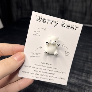 Pocket Hug "Worry Bear" | Süßer Begleiter gegen Sorgen & Stress