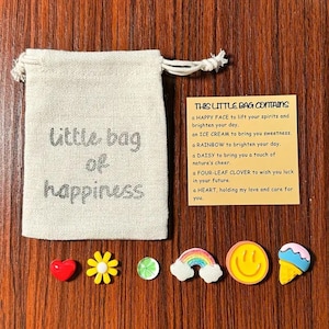 Piccolo sacchetto di felicità | Dolci portafortuna in un set | Il souvenir perfetto per il buon umore | Idea regalo | Regalo di compleanno