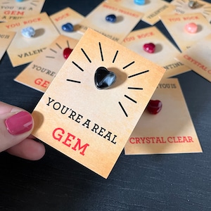 Abbraccio tascabile con cuore in cristallo - Regalo amorevole per gli amici - Energia positiva e consolazione