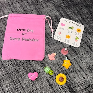 Little Bag of Gentle Reminders | Positive gift for self-love & mindfulness | Encouraging gift set | Self-care gift
