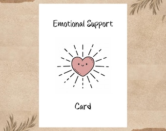 Cartão Postal de Apoio Emocional | Cartão de Incentivo à Saúde Mental | Presente para Pessoas com TDAH, Autismo e Neuropsiquiatria | Pequeno e Confortante Gesto de Apreciação