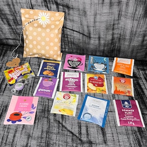 Tea gift bag - surprise bag with 12 different types of tea