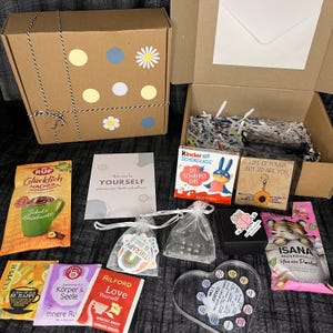 Mental Health Geschenkbox | Perfekt als kleine Aufmunterung während einer schweren Phase | optionales Zubehör | Mentale Gesundheit