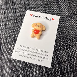 Pocket Hug „Hund mit Herz“ – Kleine Umarmung für unterwegs