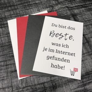Postal "Eres lo mejor que he encontrado en internet" - Tarjeta de felicitación - Aniversario - A6
