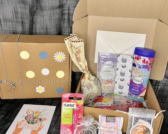 Cofanetto regalo estivo - Regalo di compleanno - Compleanno - Regali per donne - Idea regalo per la fidanzata
