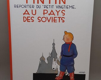 Pasek komiksowy "Tintin w kraju Sowietów"