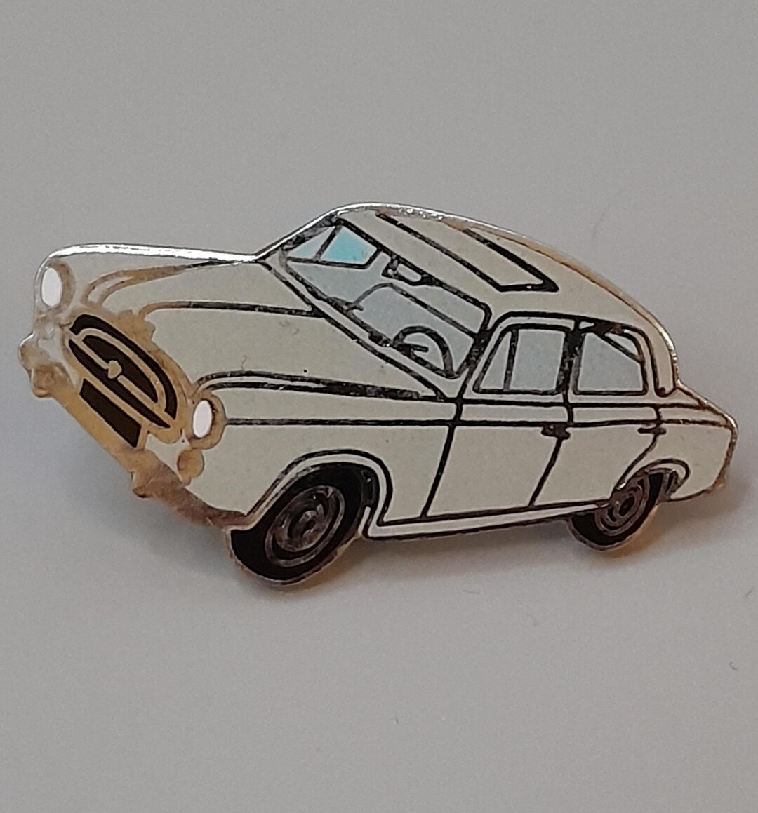 Peugeot 403 White Car Pin - Etsy