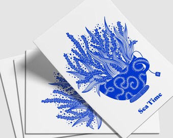 "Sea Time" postcard