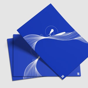 Carte postale "YOUR blue wave"