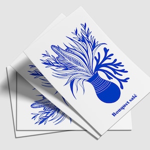 Carte postale "Bouquet salé"