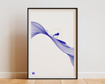 "YOUR wave" poster (white version)