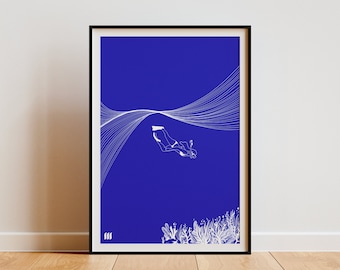 Poster "Under the Blue Ocean"